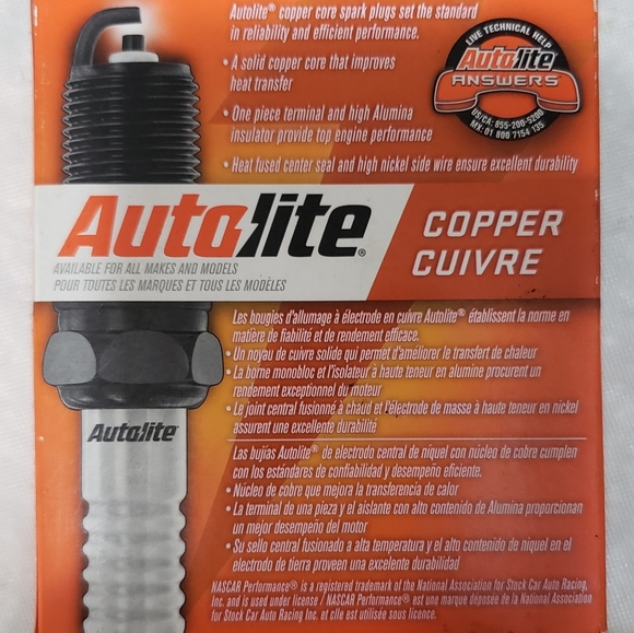 Autolite copper 104 spark plugs - Picture 2 of 5